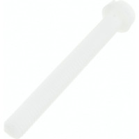 Винт с цилиндрической головкой со шлицем DINFIX DIN 84, полиамид (пластик), M6x50, 10 шт. 00-00001507