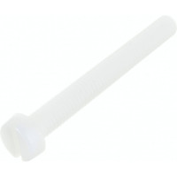 Винт с цилиндрической головкой со шлицем DINFIX DIN 84, полиамид (пластик), M6x50, 10 шт. 00-00001507