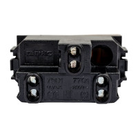 Переключатель DKC, белый, 1 модуль 76011B 24555