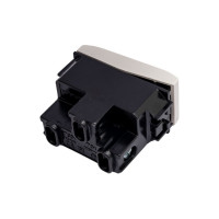 Переключатель DKC, белый, 1 модуль 76011B 24555