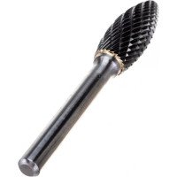 Борфреза пламевидная (Н) 12х32х6х 77 твердосплавная dхв.=6мм Х-образная насечка Beltools ri.380.2