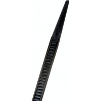 Стяжки черного цвета SapiSelco 3.5х140 мм, полиамид 6.6, уп. 100 шт. SEL.3.210R