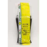 Стяжки черного цвета SapiSelco 3.5х140 мм, полиамид 6.6, уп. 100 шт. SEL.3.210R