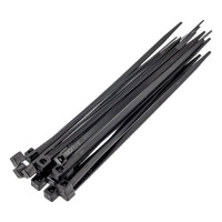 Стяжки черного цвета SapiSelco 2.5х100 мм, полиамид 6.6, уп. 100 шт. SEL.3.202R