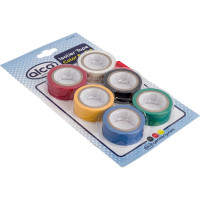 Изоляционная лента Alca цветная, комплект 6 шт. по 5 м 554000