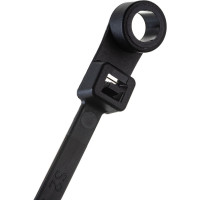 Нейлоновая кабельная хомут-стяжка под винт duwi 200x4,3 мм, черная, упаковка 10 шт. 30299 5