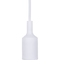 Пластиковый патрон TDM Е27 с подвесом 1 м, белый SQ0335-0061