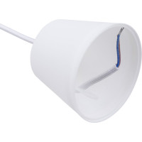 Пластиковый патрон TDM Е27 с подвесом 1 м, белый SQ0335-0061