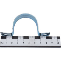 Крепежная двухлапковая скоба Рувинил d 40 мм метал. оцинк. уп.20 шт С21440