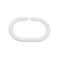 Кольца для штор Bath Plus 12 шт. белые AK-06