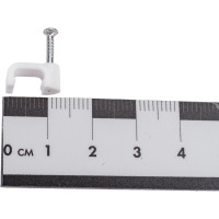 Пластиковая плоская скоба Volsten 7 мм 50 шт.V02-6W-2-07-050 9559