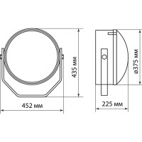 Прожектор TDM ELECTRIC ПЗМ-35 500 Вт IP23 Е40 УХЛ1 SQ0317-0002