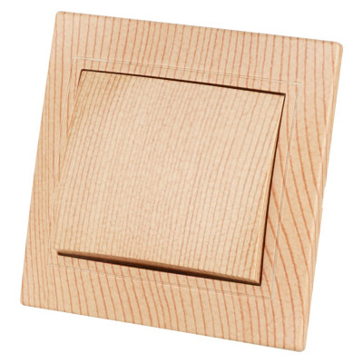 Выключатель TDM ELECTRIC 1 кл. 10А "ЭКО" (сосна) серия "Таймыр" SQ1814-0201