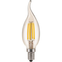 Светодиодная лампа Elektrostandard свеча на ветру, 9W 3300K E14 CW35 прозрачная BLE1428 a050138