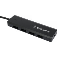 Концентратор USB 3.0 Gembird, 4 порта, с доп питанием UHB-C354