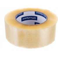 Упаковочная клейкая лента OfficeSpace 48 мм х 200 м, 40 мкм, прозрачная, инд. упаковка КЛ_22060