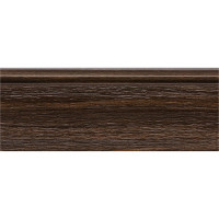 Напольный плинтус Decor-Dizayn ударопрочный влагостойкий цвет темный орех 100Х16Х2400 мм 701-73SH