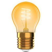 Светодиодная лампочка ФОТОН филаментная LED FL P45-S 4Вт E27 2200К, теплый свет, 23965