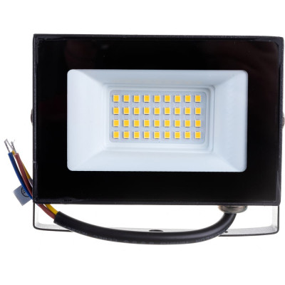 Светодиодный прожектор Uniel 30W 4000K IP65 200-250В BLACK ULF-F21 UL-00007959