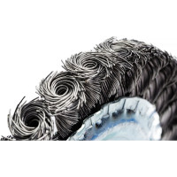 Щетка-крацовка плоская (125 мм; M14; крученая проволока) для УШМ Orientcraft WHBM14125531