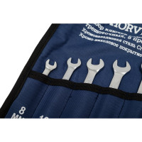 Набор комбинированных трещоточных ключей Thorvik CRWS8TB в сумке, 8-19 мм, 8 пр. 53471 053471