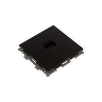 USB розетка CGSS 2.1А черная Практика PL-W201U-BCM
