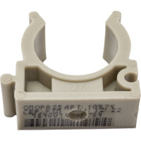 Опора для труб RTP одинарная, D25, серая 10974