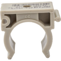 Опора для труб RTP одинарная, D25, серая 10974