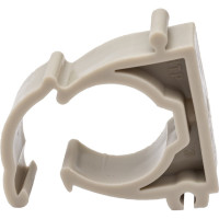 Опора для труб RTP одинарная, с защелкой, D25, серая 19750