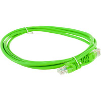 Коммутационный шнур ITK патч-корд, кат.5Е UTP, 2м, зеленый PC02-C5EU-2M