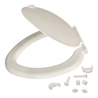 Сиденье для унитаза Melodia della vita овал, белый мрамор 193760