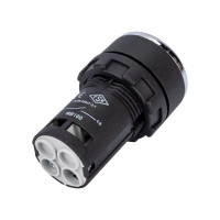 Нажимная кнопка Emas моноблочная 22 мм, IP 40, 1НО MB100DM