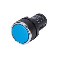 Нажимная кнопка Emas моноблочная 22 мм, IP 40, 1НО MB100DM