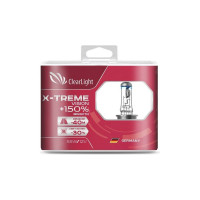 Комплект ламп Clearlight H1, 12 В, 55 Вт, X-treme Vision +150% Light, 2 шт. MLH1XTV150