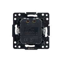 Механизм розетки EKF Стокгольм с 2USB type-A + type-C черный PROxima EZR-2USB-type-C
