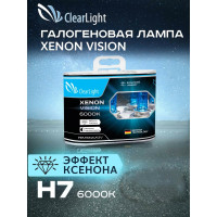 Комплект ламп Clearlight H7 12 В, 55 Вт, XenonVision, 2 шт. MLH7XV
