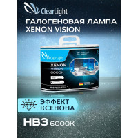 Комплект ламп Clearlight HB3, 12 В, 60 Вт, XenonVision, 2 шт. ML9005XV