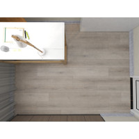 Виниловый пол FLOORWOOD Unit Дуб Фолибер 43 класс, толщина 4 мм, с микрофаской, влагостойкий, 2,6352 кв. м 4017