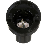 Настенный патрон ЭРА Е27, настенный, бакелит, черный Б0044082