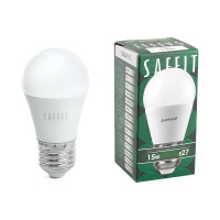 Светодиодная лампа SAFFIT SBG4515 Шарик E27 15W 6400K, 55214