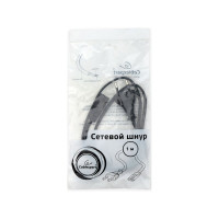 Кабель питания Cablexpert аудио/видео, 1м, CEE 7/16 - C7, 2-pin, 2х0,5, черный, пакет PC-184/2-1М