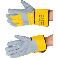 Комбинированные перчатки S. GLOVES искусственный мех LAMA, 11 размер 31957-11
