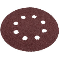 Круг абразивный под липучку (5 шт; 125 мм; Р40; с отверстиями) BOHRER 52112604