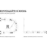 Светодиодная лента Apeyron 24В, 5Вт/м,smd2835, 60д/м, IP20, 400Лм/м, S-типа 6мм, 5м, холодный белый 351