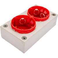 Подрозетник PhoneStar WOLF (ФонСтар Вольф) два гнезда 4631153911156