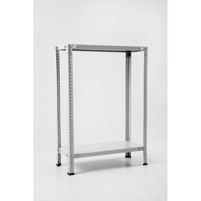 Стеллаж ООО ФУРАМА СТФЛ 1000х700х300 мм, 2 полки, серый СТФЛ 107030-2