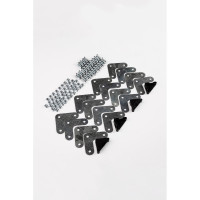 Стеллаж ООО ФУРАМА СТФЛ 1000х700х300 мм, 2 полки, серый СТФЛ 107030-2