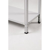 Стеллаж ООО ФУРАМА СТФЛ 1000х1000х500 мм, 3 полки, серый СТФЛ101050-3