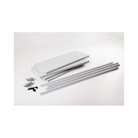 Стеллаж ООО ФУРАМА СТФЛ 1500х1000х400 мм, 4 полки, серый СТФЛ151040-4