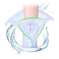 Защитные чехлы для обуви на замке ZDK белые, XXL 505XXL/white